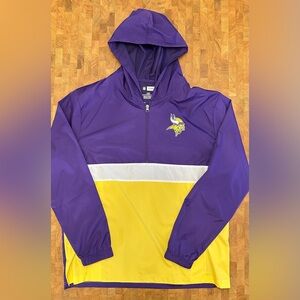 Minnesota Vikings Windbreaker- Men’s Size Large